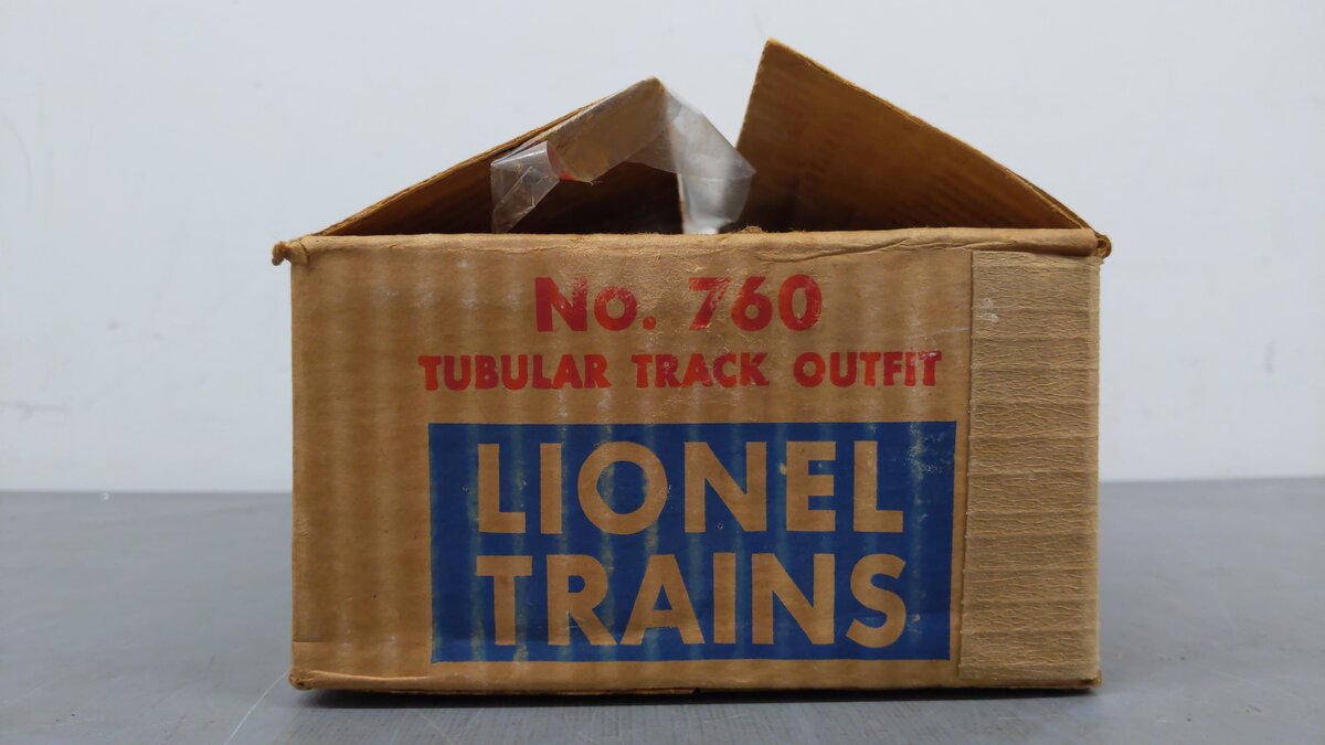 Lionel 760 Vintage O O72 Tubular Curved Track Sections (Box of 16) VG/Box