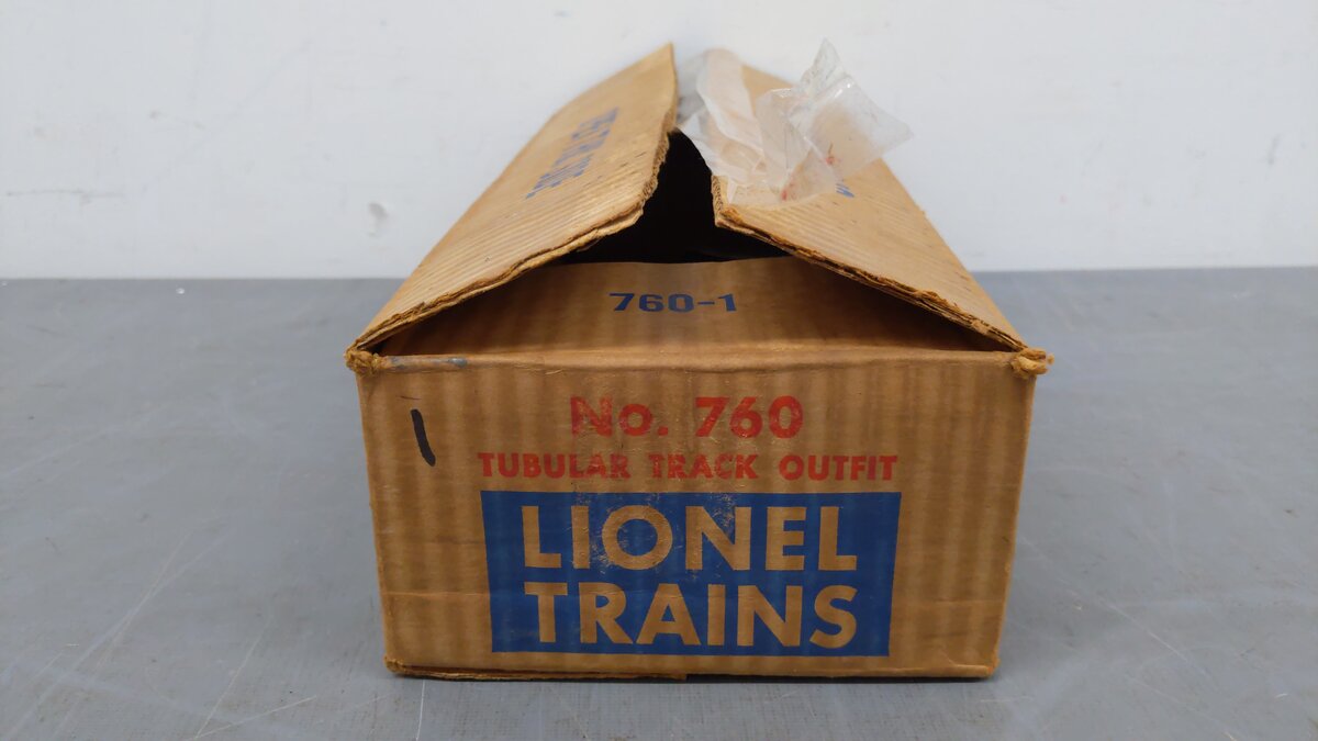 Lionel 760 Vintage O O72 Tubular Curved Track Sections (Box of 16) VG/Box