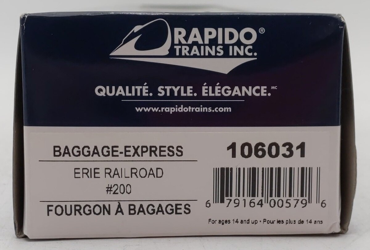 Rapido Trains 106031 HO Erie 73' 6
