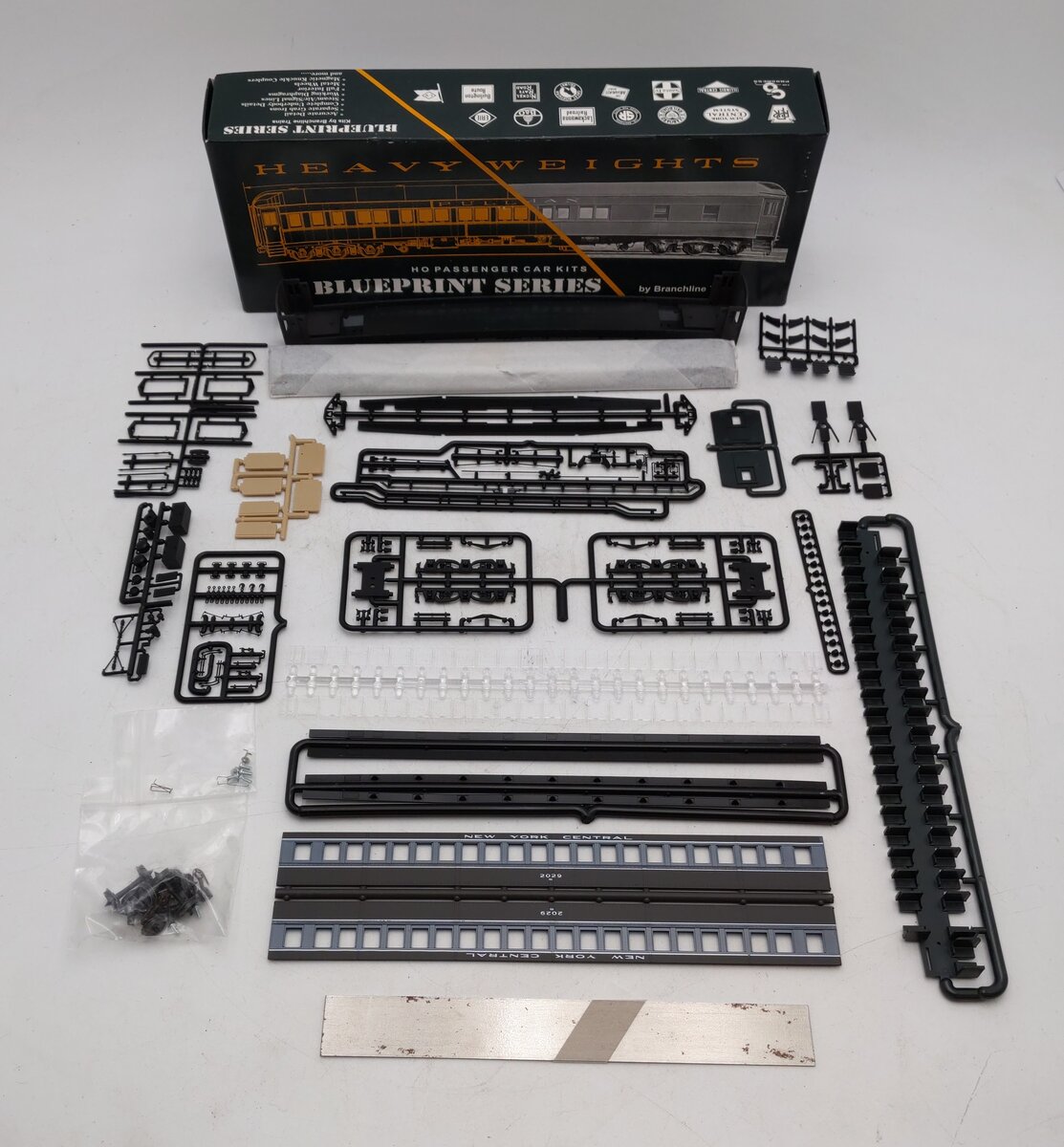 Branchline Trains HO 5115 NYC 80' Single Window Coach Car Kit EX/Box