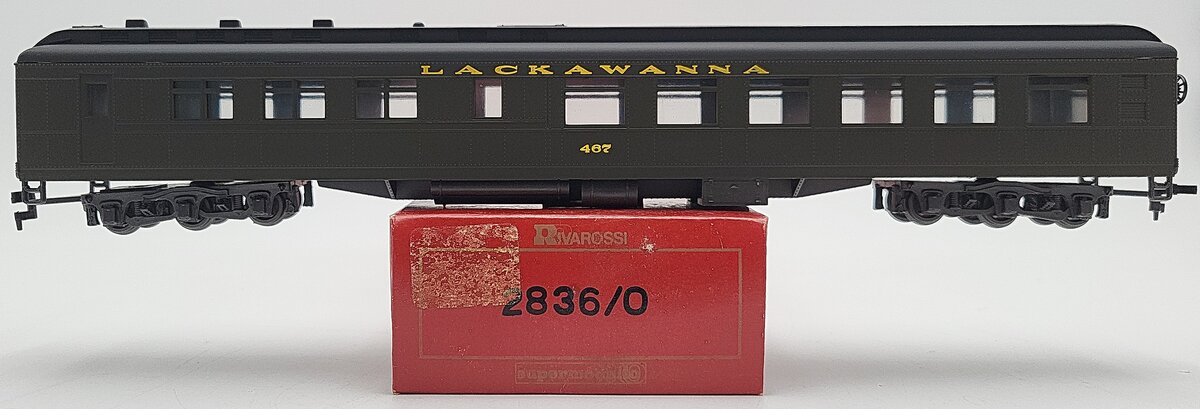 Rivarossi 2836/0 HO Scale Lackawanna Diner Car #467 LN/Box