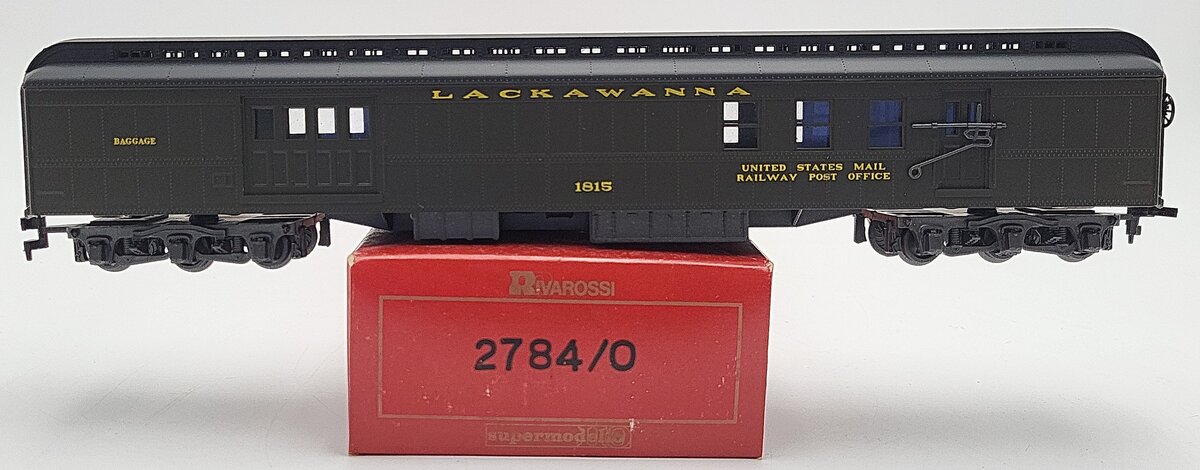 Rivarossi 2784/0 HO Scale Lackawanna Baggage Car #1815 EX/Box