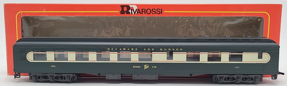 Rivarossi 6504/0 HO Delaware & Hudson Dining Car #153 LN/Box