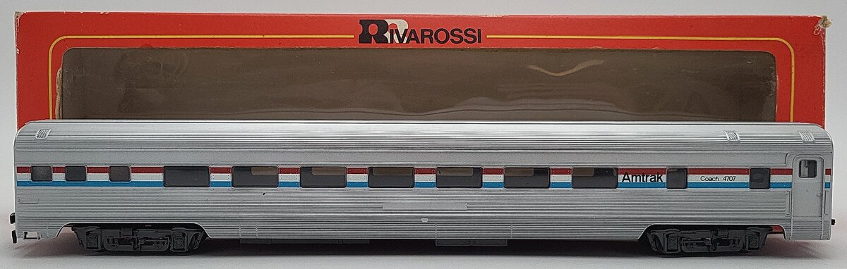Rivarossi 6621/0 HO Scale Amtrak Coach #4707 EX/Box