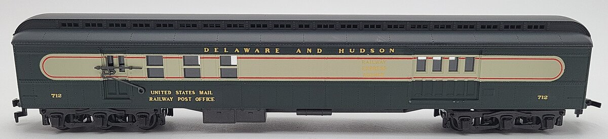 Rivarossi 6501/0 HO Scale Delaware and Hudson Baggage Mail Car #712 LN/Box