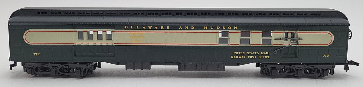 Rivarossi 6501/0 HO Scale Delaware and Hudson Baggage Mail Car #712 LN/Box