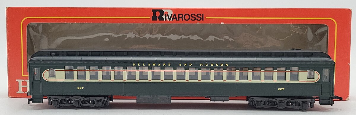 Rivarossi 6503/0 HO Scale Delaware and Hudson Coach Car #227 LN/Box