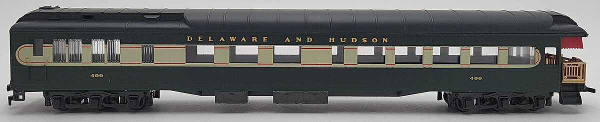 Rivarossi 6507/0 HO Scale Delaware and Hudson Observation Car #400 EX/Box
