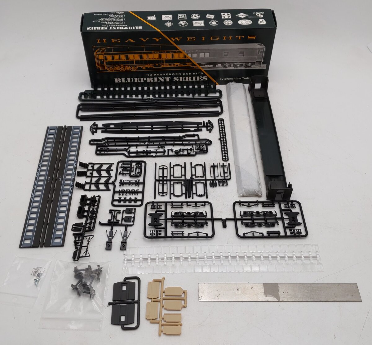 Branchline Trains 5115 HO New York Central Single Window Coach Car Kit #2017 EX/Box