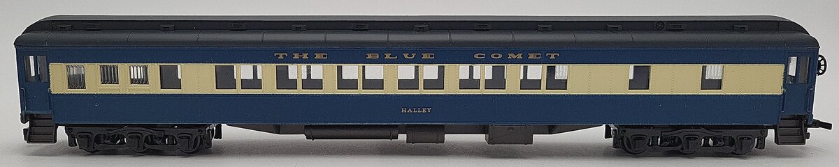AHM 6201 HO Scale Blue Comet Halley Passenger Car EX/Box