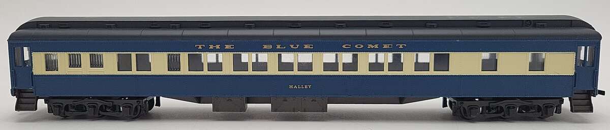 AHM 6201 HO Scale Blue Comet Halley Passenger Car EX/Box