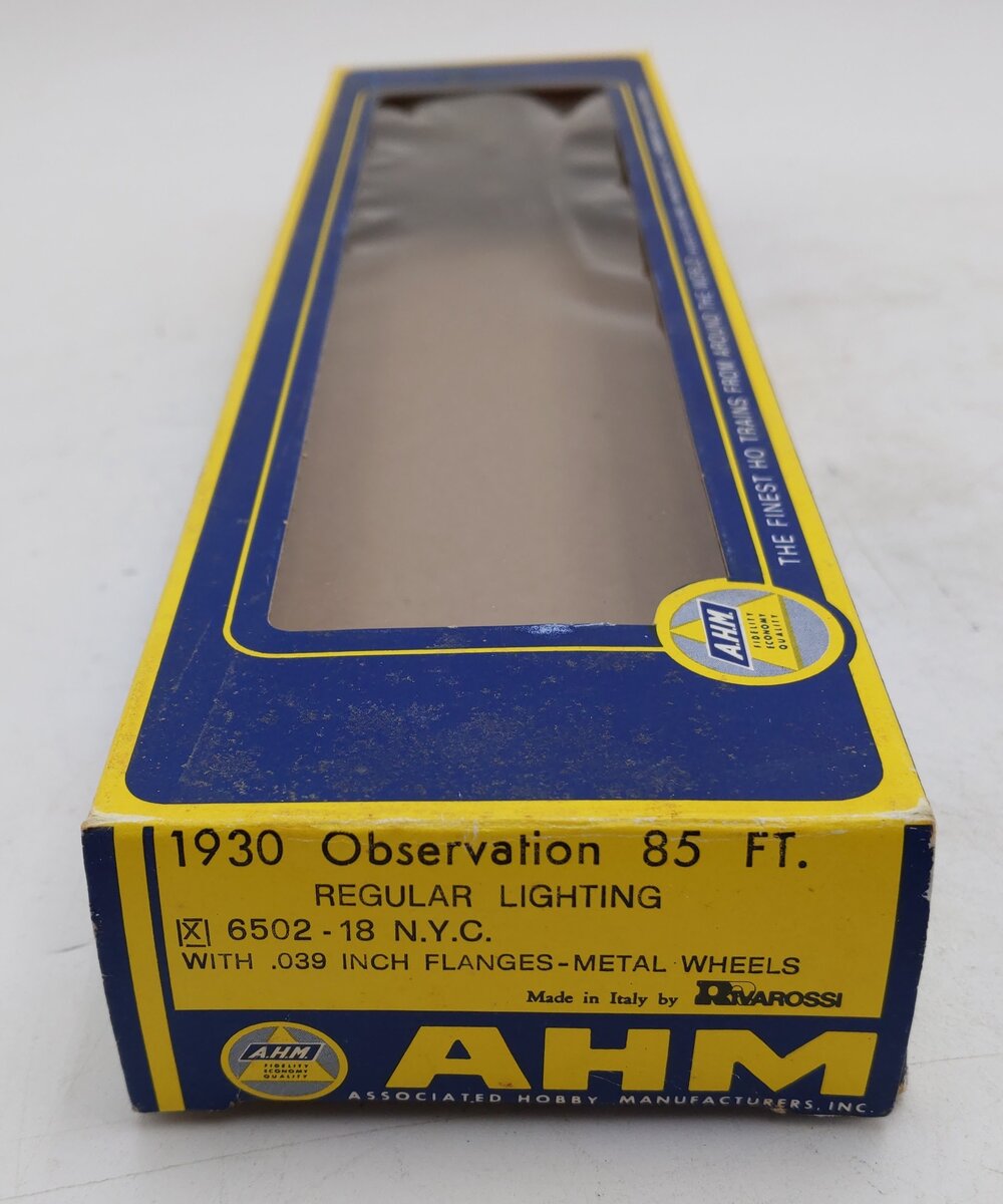 AHM 6502-18 HO NYC Manhattan Island Observation Car EX/Box