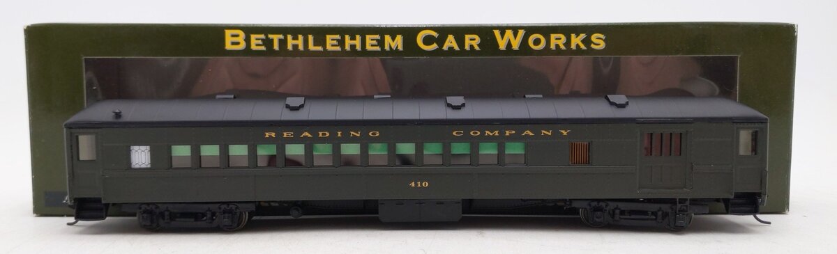 The Bethlehem Car Works BCW5220-03 HO Scale Reading Combine Car #410 LN/Box