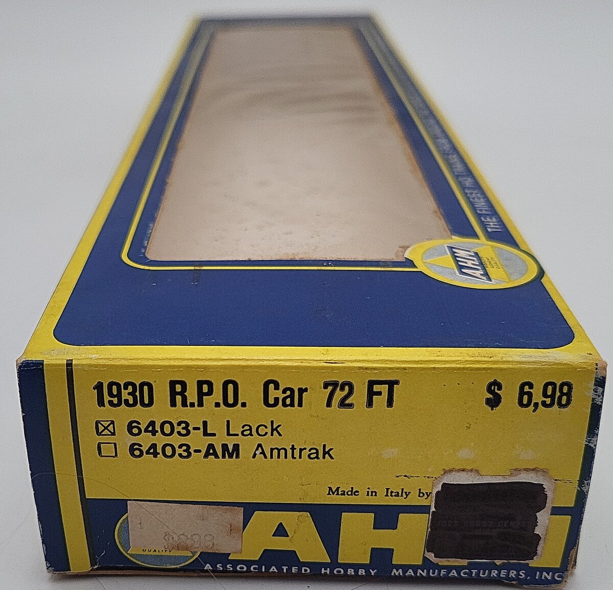 AHM 6403-L HO Scale Lackawanna RPO Car #732 EX/Box