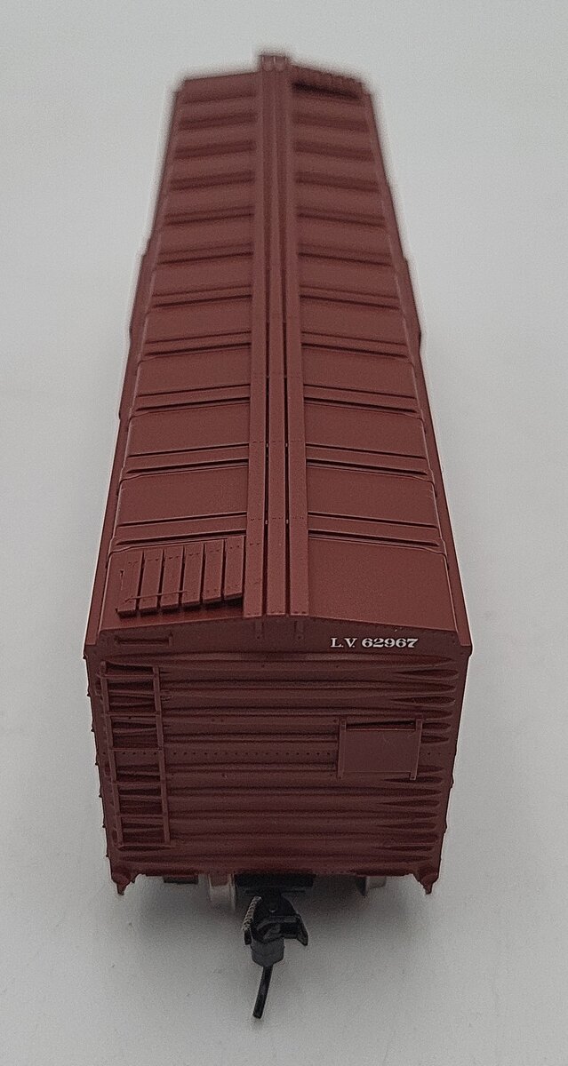 Bowser 42435 HO Scale Lehigh Valley 40' Single-Door Steel Boxcar #62967