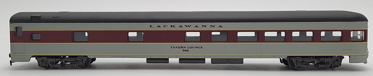 AHM 6402-L HO Lackawanna 1930 85' Observation Car #789 - Tavern Lounge EX/Box