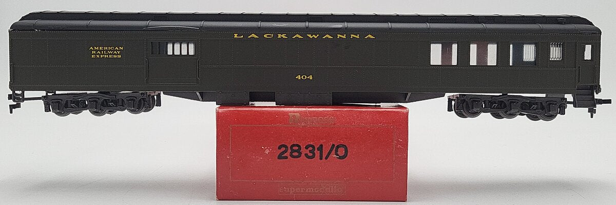 Rivarossi 2831/0 HO Scale Lackawanna Combine Car #404 LN/Box