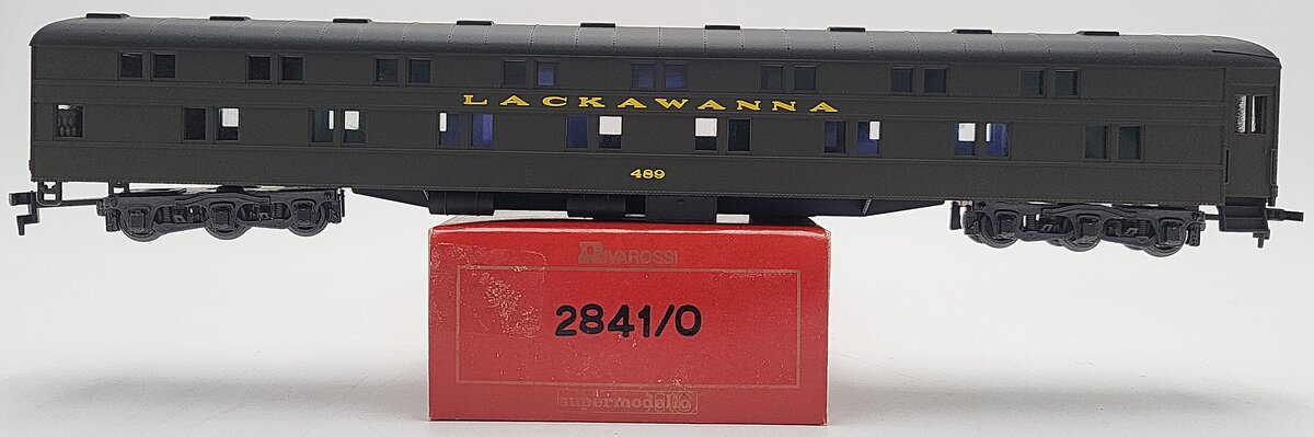 Rivarossi 2841/0 HO Scale Lackawanna Duplex Sleeper Car #489 LN/Box