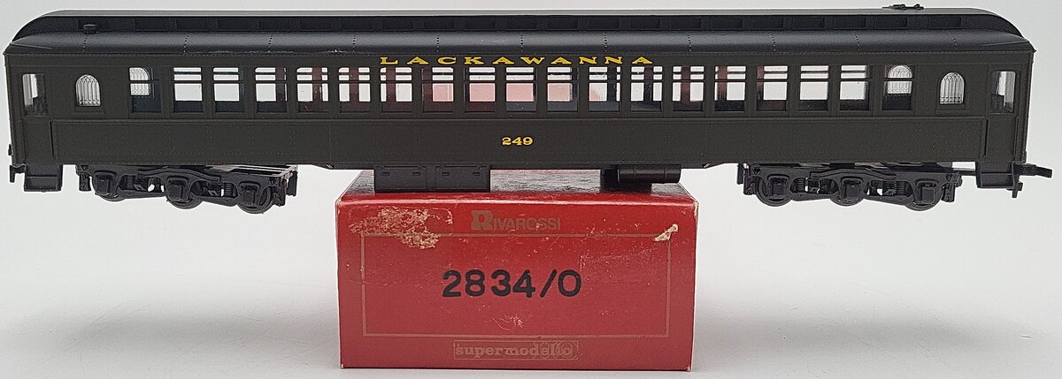 Rivarossi 2834/0 HO Scale Lackawanna Coach Car #249 LN/Box