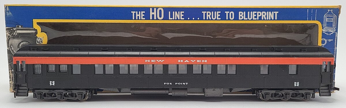 AHM 6220 HO Scale New Haven Fox Point Coach Car EX/Box