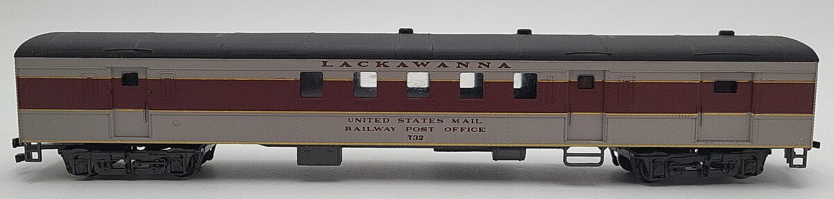 AHM 6407-L HO Scale Lackawanna Baggage Car #732 EX/Box