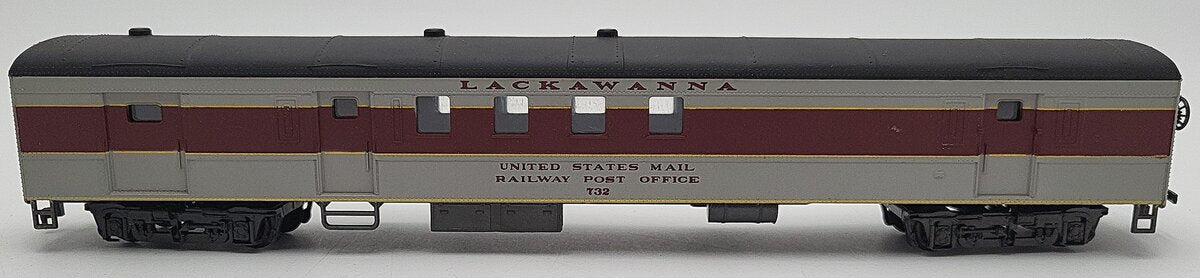AHM 6407-L HO Scale Lackawanna Baggage Car #732 EX/Box