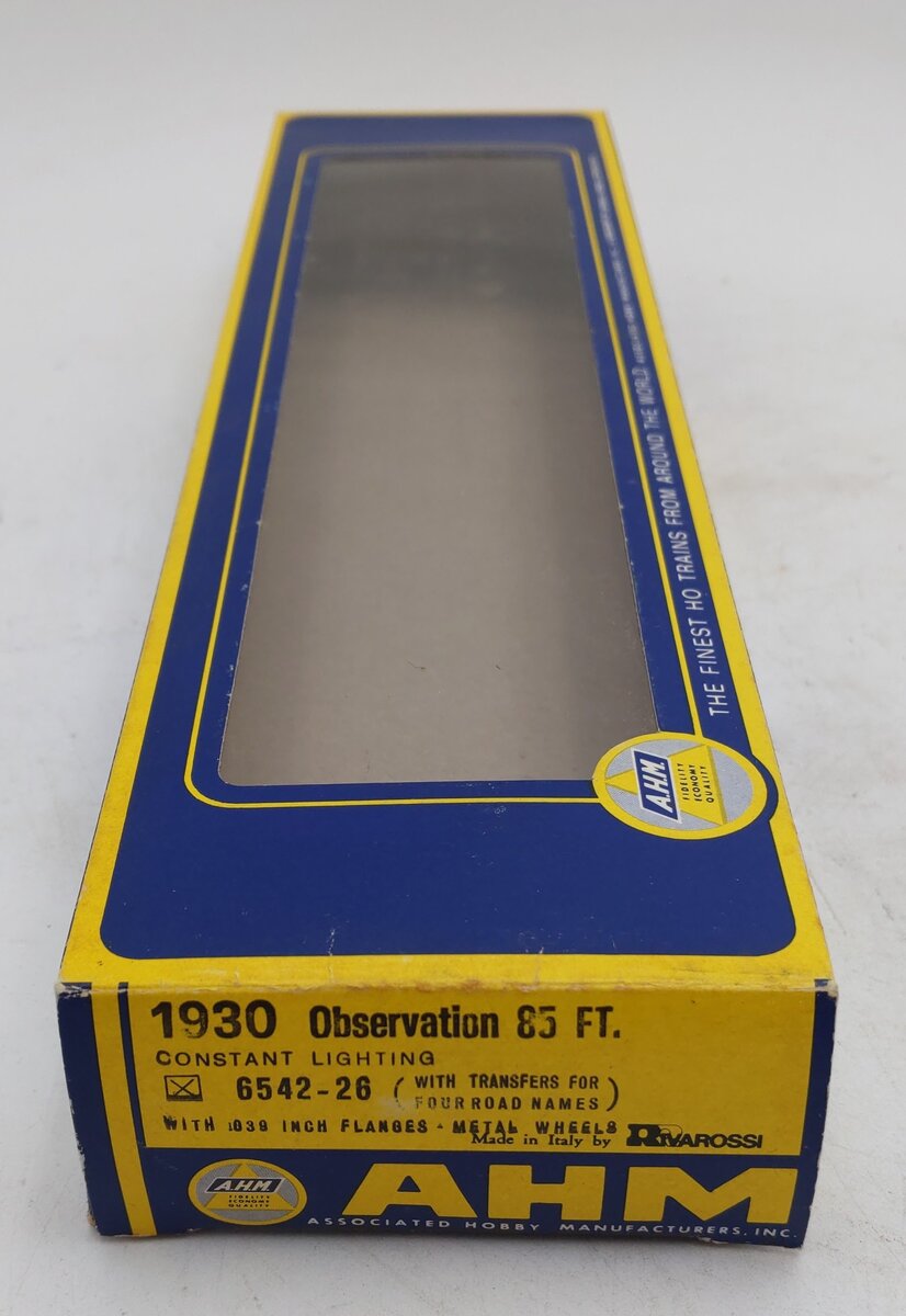 AHM 6542-26 HO Observation Passenger Car LN/Box