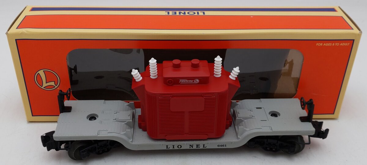 Lionel 6-16967 O Gauge Lionel Depressed-Center Flatcar with Transformer #6461 LN/Box