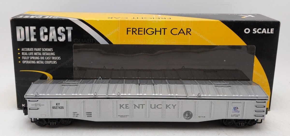 K-Line K652-7435 O Gauge Kentucky Quarter Gondola Car LN/Box