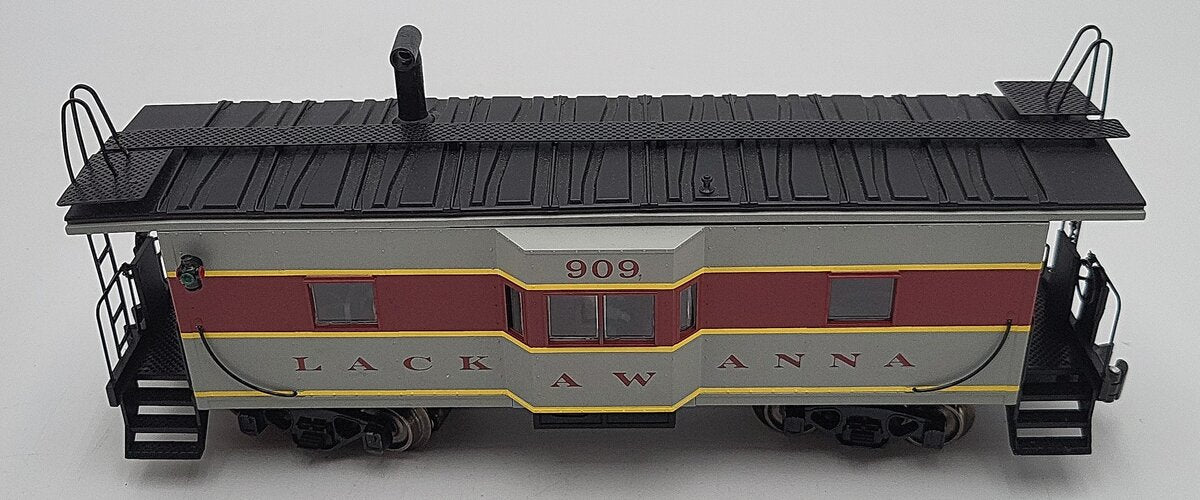 K-Line K612-1471 O Lackawanna Bay Window Caboose #909 VG/Box