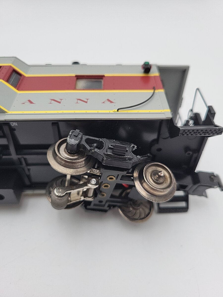 K-Line K612-1471 O Lackawanna Bay Window Caboose #909 VG/Box