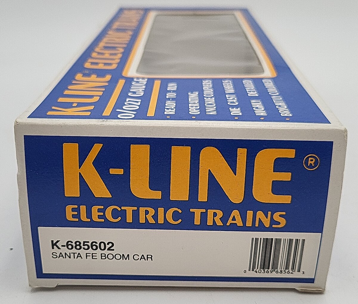 K-Line K685602 O Gauge Atchison, Topeka & Santa Fe Boom Car VG/Box