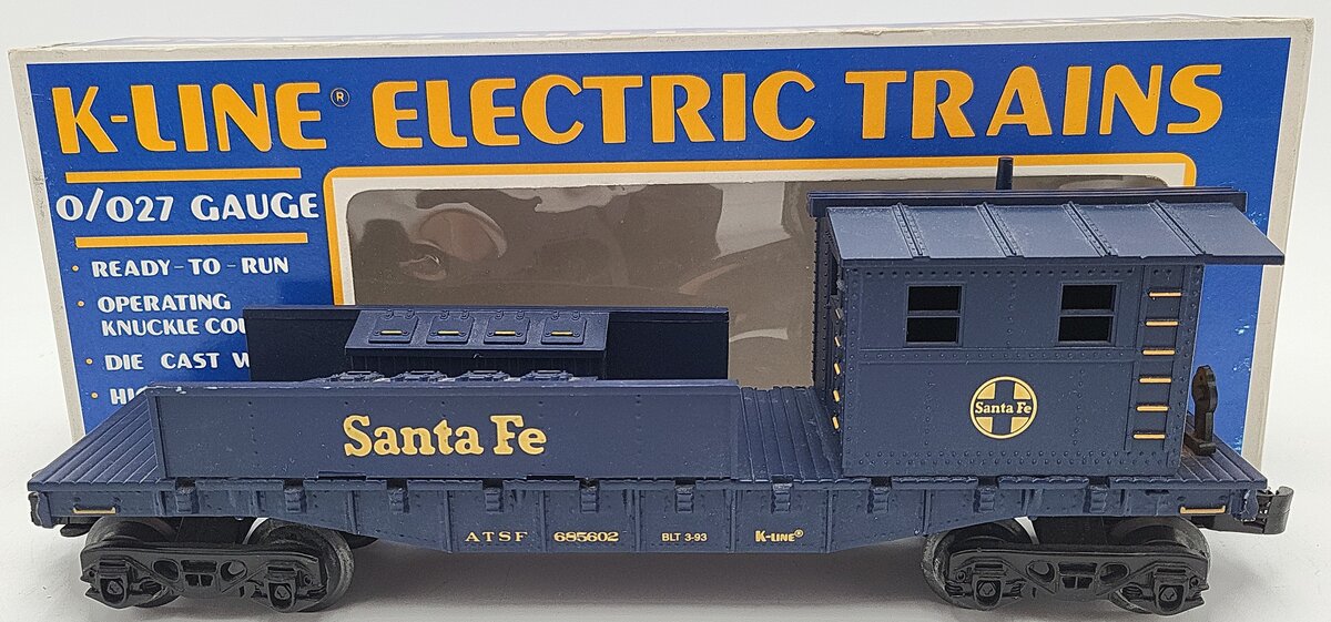 K-Line K685602 O Gauge Atchison, Topeka & Santa Fe Boom Car VG/Box