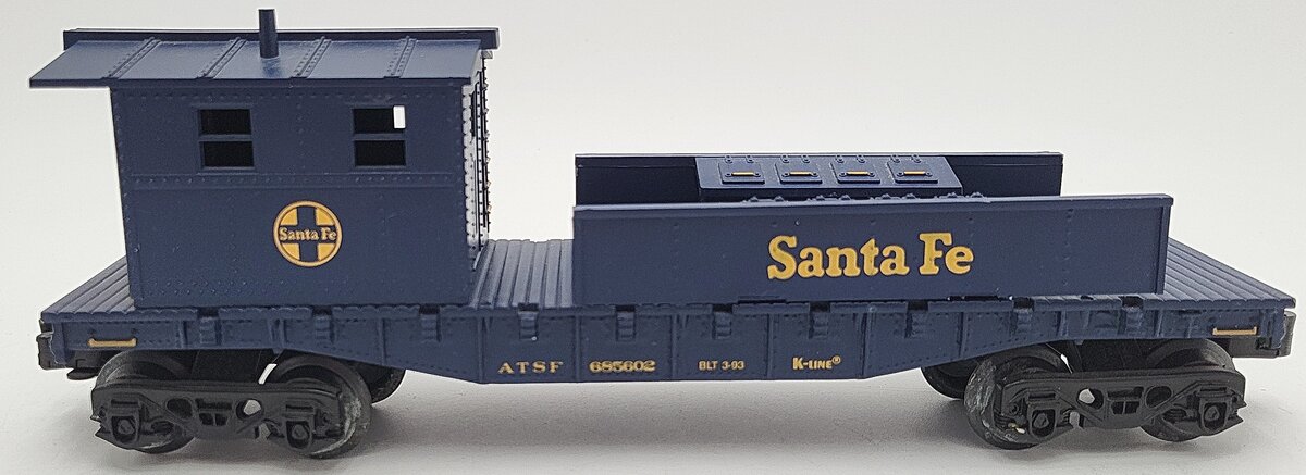 K-Line K685602 O Gauge Atchison, Topeka & Santa Fe Boom Car VG/Box