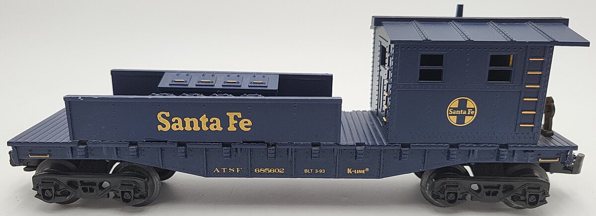 K-Line K685602 O Gauge Atchison, Topeka & Santa Fe Boom Car VG/Box