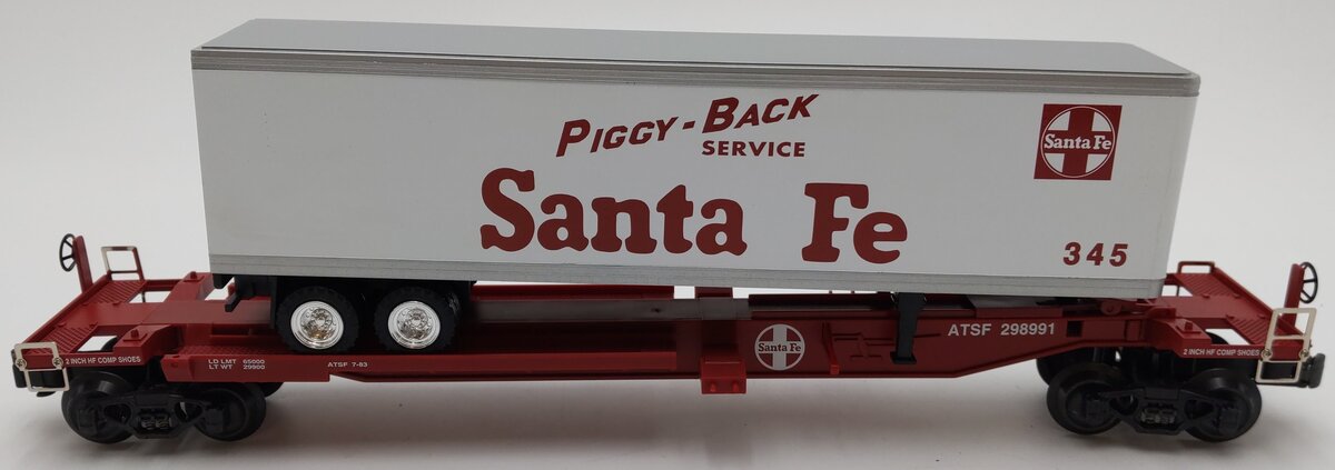 K-Line K771-1051 O ATSF Front Runner w/Trailer #345 EX/Box
