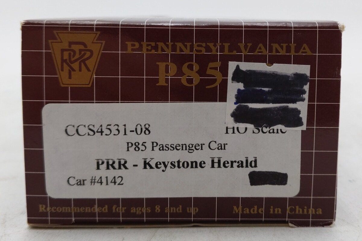 Centralia Car Shops CCS4531-08 HO Scale PRR P85 Passenger Car #4142 LN/Box