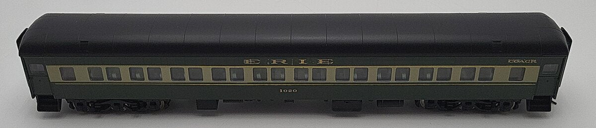 Walthers HO Scale Erie Coach Passenger Car #1020 LN