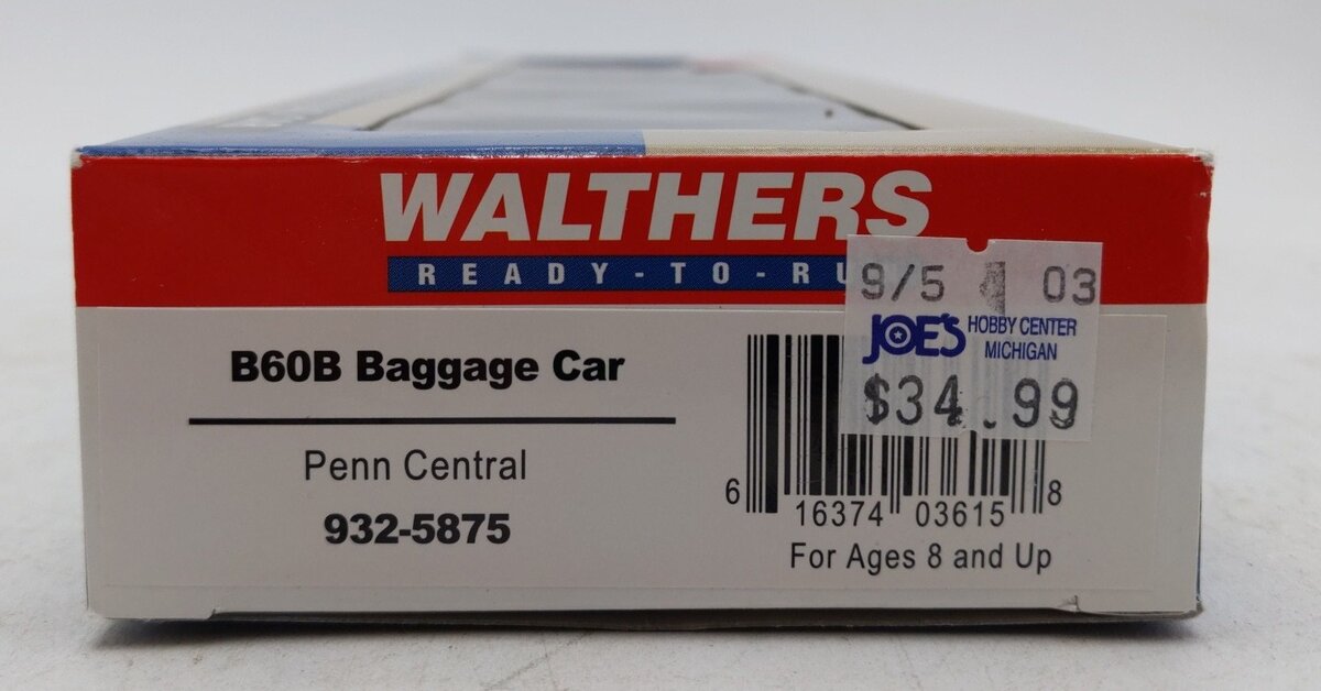 Walthers 932-5875 HO Scale Penn Central B60B Baggage Car LN/Box