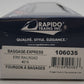 Rapido Trains 106035 HO Erie 73' 6" Smooth Side Baggage-Express Car #219 MT/Box