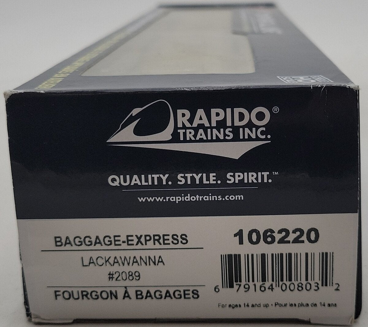 Rapido Trains 106220 HO Delaware Lackawanna & Western Baggage Express #2089 MT/Box