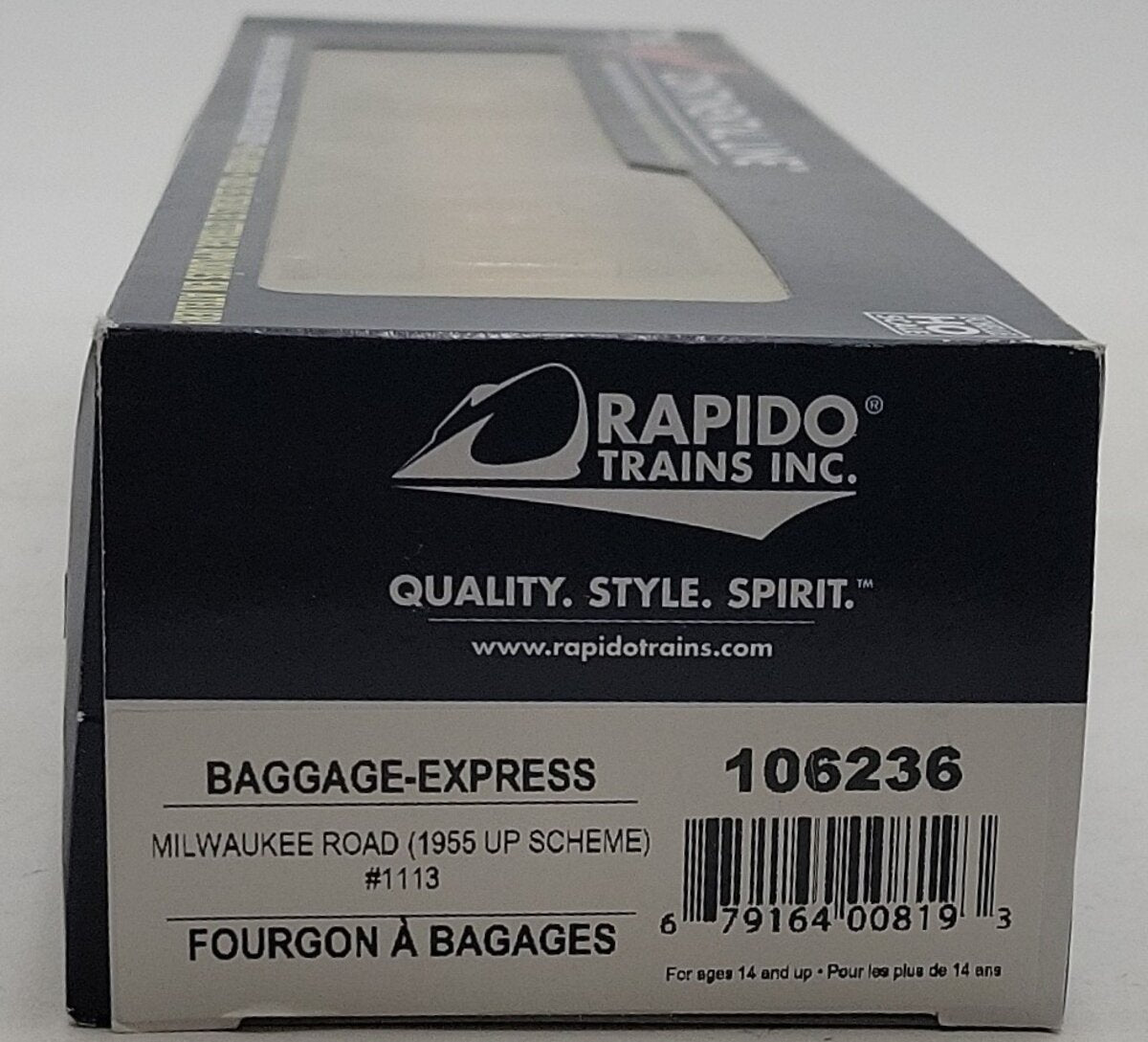 Rapido Trains 106236 HO Milwaukee Road 73' 6