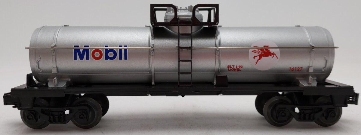 Lionel 6-16127 O Gauge Mobil Oil Corporation Single-Dome Tank Car EX/Box