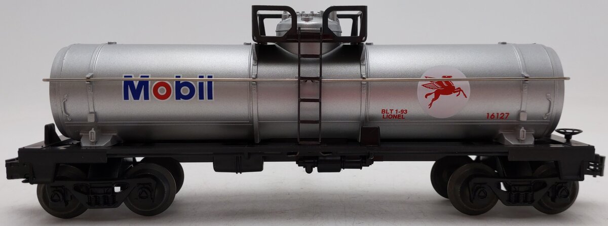 Lionel 6-16127 O Gauge Mobil Oil Corporation Single-Dome Tank Car EX/Box