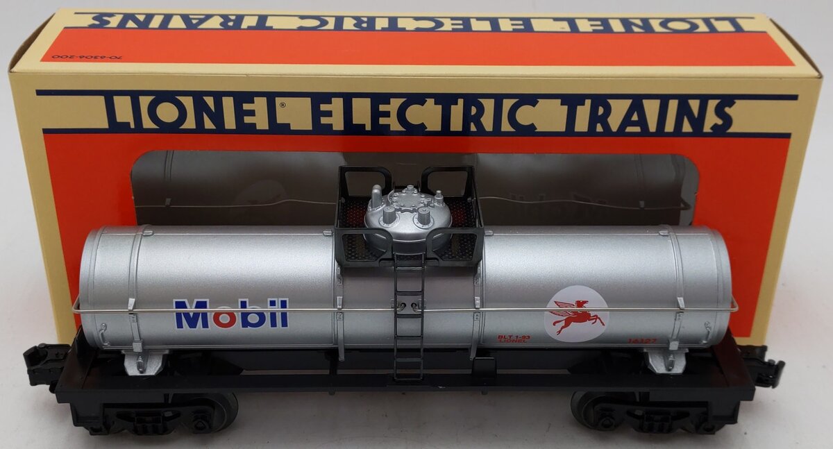 Lionel 6-16127 O Gauge Mobil Oil Corporation Single-Dome Tank Car EX/Box