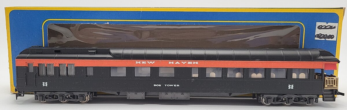 AHM 6321 HO Scale New Haven Box Tower Observation Car EX/Box