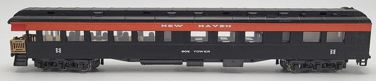 AHM 6321 HO Scale New Haven Box Tower Observation Car EX/Box