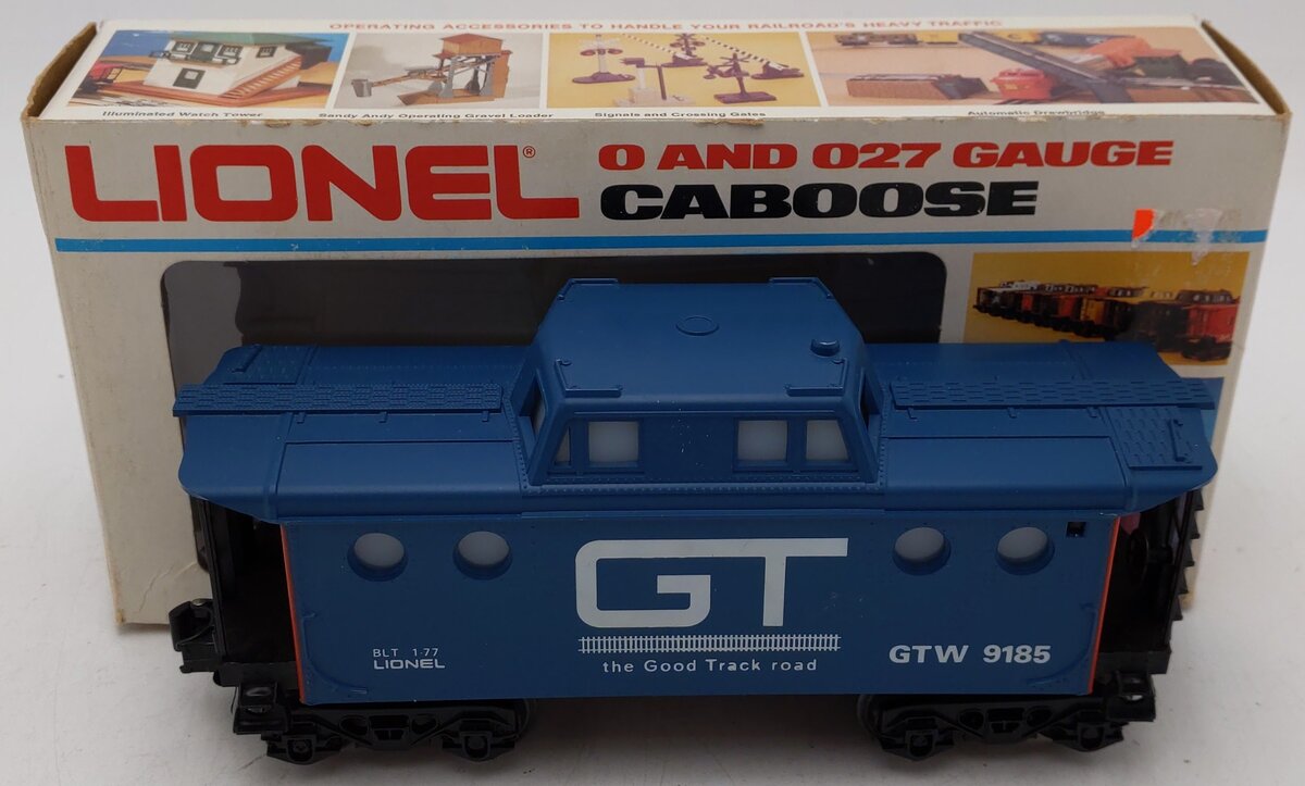 Lionel 6-9185 O Gauge Grand Trunk Western N5C Caboose EX/Box