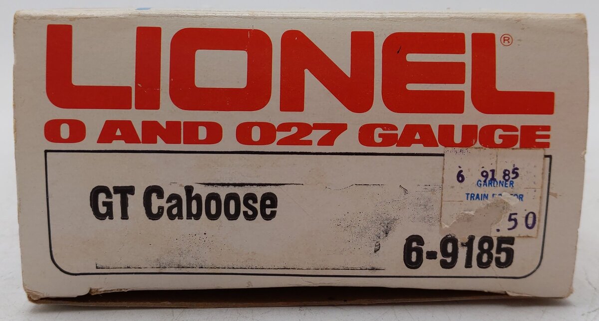 Lionel 6-9185 O Gauge Grand Trunk Western N5C Caboose EX/Box
