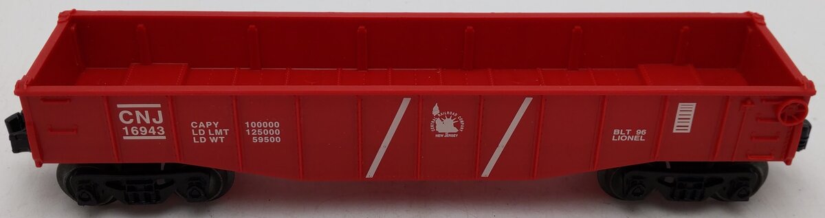 Lionel 6-16943 O Gauge Central New Jersey Railroad Gondola EX/Box